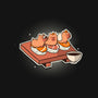 Capybara Sushi-Womens-V-Neck-Tee-Freecheese