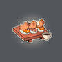 Capybara Sushi-Womens-V-Neck-Tee-Freecheese