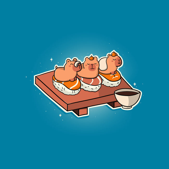 Capybara Sushi-Mens-Basic-Tee-Freecheese