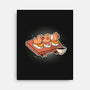 Capybara Sushi-None-Stretched-Canvas-Freecheese