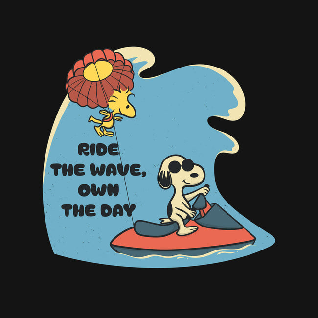 Ride The Wave-Womens-Fitted-Tee-Claudia