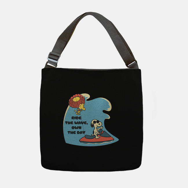 Ride The Wave-None-Adjustable Tote-Bag-Claudia