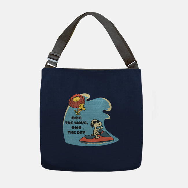 Ride The Wave-None-Adjustable Tote-Bag-Claudia