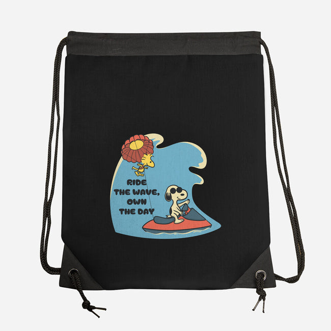 Ride The Wave-None-Drawstring-Bag-Claudia
