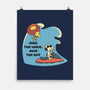 Ride The Wave-None-Matte-Poster-Claudia