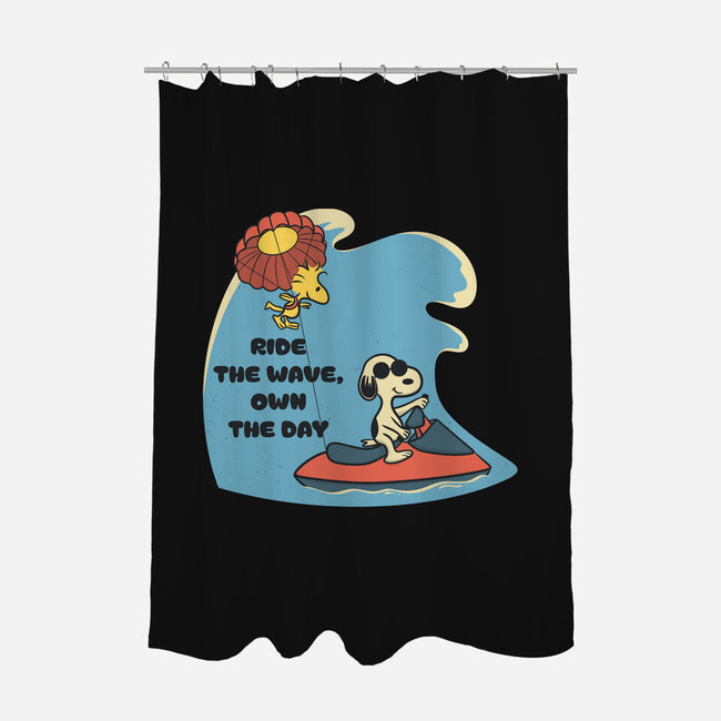 Ride The Wave-None-Polyester-Shower Curtain-Claudia