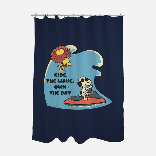 Ride The Wave-None-Polyester-Shower Curtain-Claudia