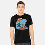 Ride The Wave-Mens-Heavyweight-Tee-Claudia