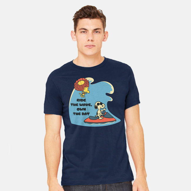 Ride The Wave-Mens-Heavyweight-Tee-Claudia