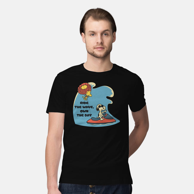 Ride The Wave-Mens-Premium-Tee-Claudia