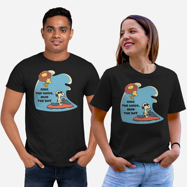 Ride The Wave-Unisex-Basic-Tee-Claudia