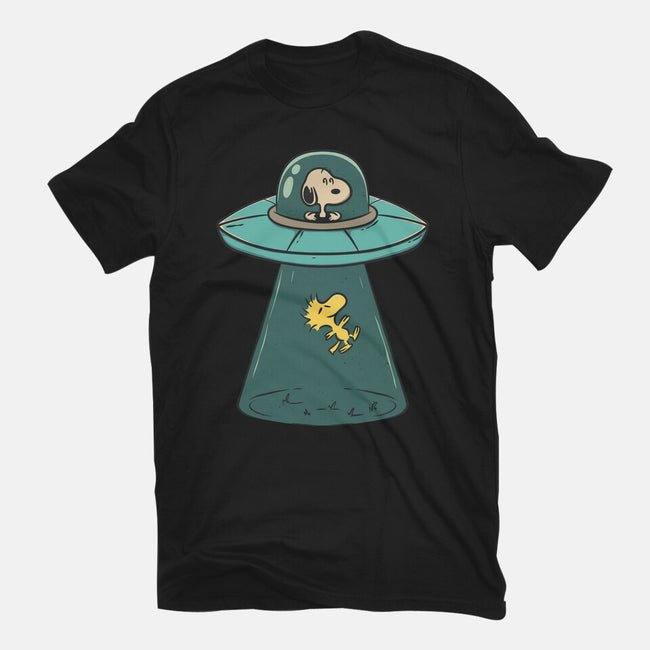 Alien Dog-Womens-Basic-Tee-Claudia