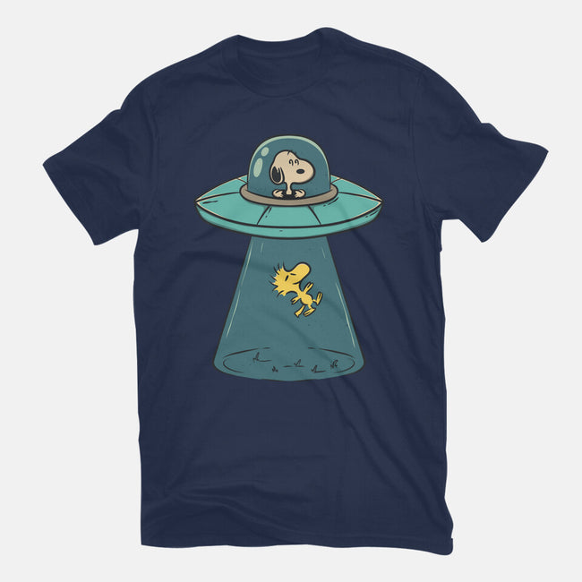 Alien Dog-Womens-Basic-Tee-Claudia