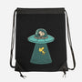 Alien Dog-None-Drawstring-Bag-Claudia