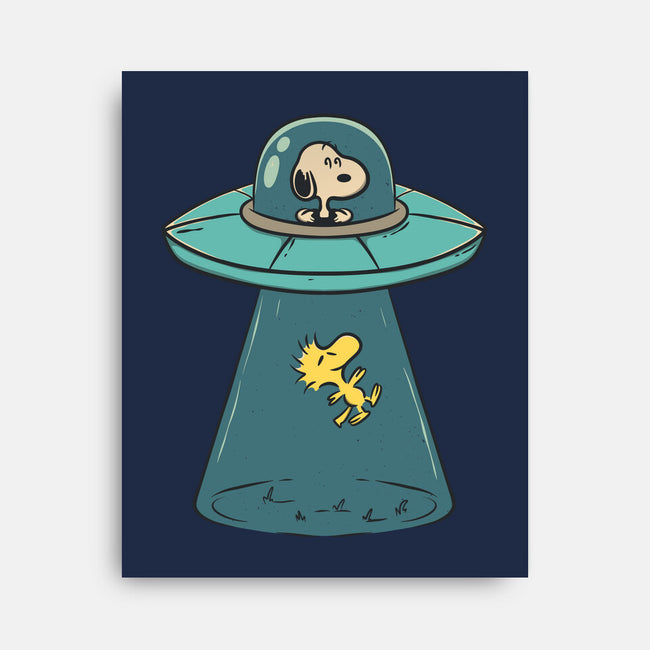 Alien Dog-None-Stretched-Canvas-Claudia