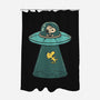 Alien Dog-None-Polyester-Shower Curtain-Claudia
