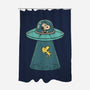 Alien Dog-None-Polyester-Shower Curtain-Claudia