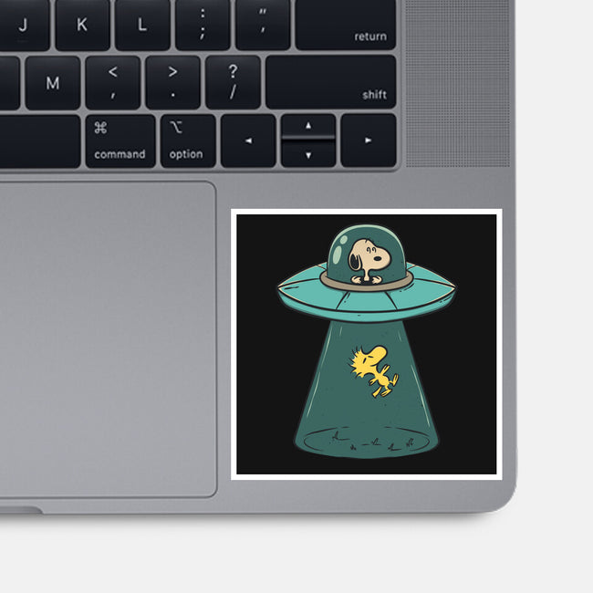 Alien Dog-None-Glossy-Sticker-Claudia