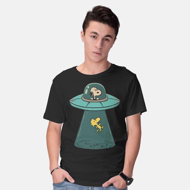 Alien Dog-Mens-Basic-Tee-Claudia