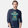 Alien Dog-Mens-Long Sleeved-Tee-Claudia