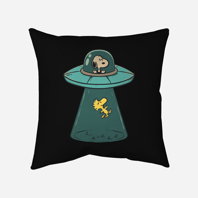 Alien Dog-None-Removable Cover w Insert-Throw Pillow-Claudia