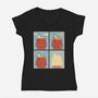 Season Flow-Womens-V-Neck-Tee-OnlyColorsDesigns
