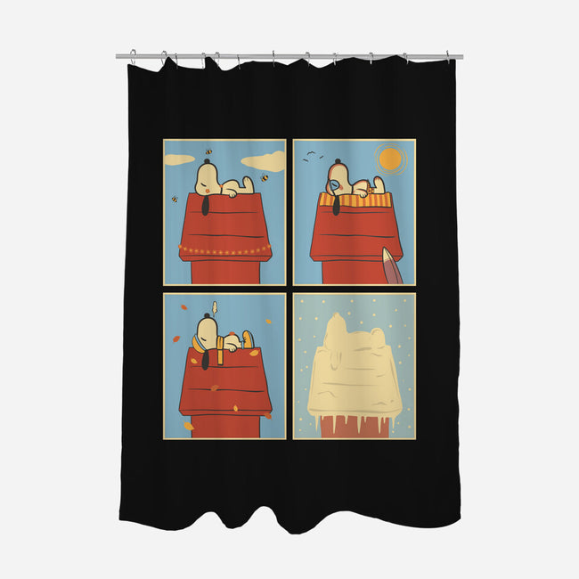 Season Flow-None-Polyester-Shower Curtain-OnlyColorsDesigns