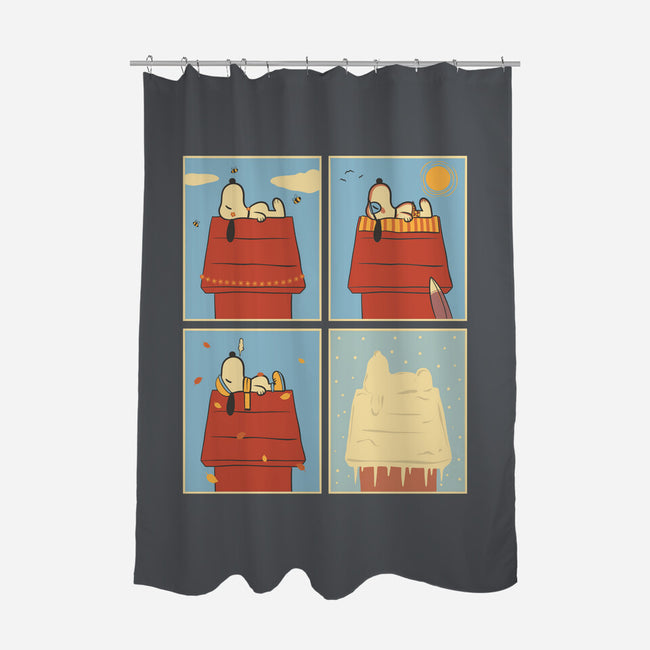 Season Flow-None-Polyester-Shower Curtain-OnlyColorsDesigns