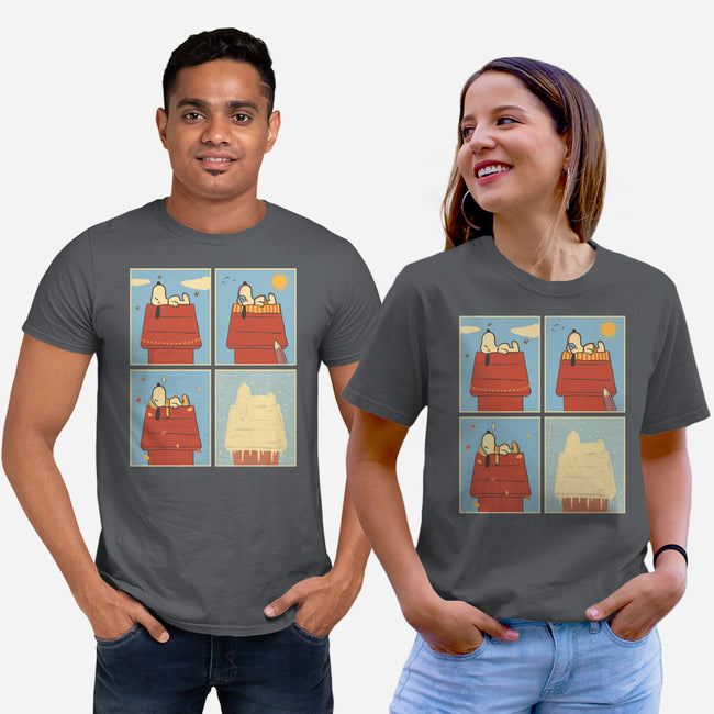 Season Flow-Unisex-Basic-Tee-OnlyColorsDesigns