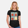 Season Flow-Womens-Fitted-Tee-OnlyColorsDesigns