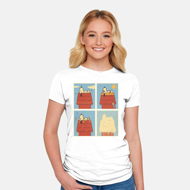 Season Flow-Womens-Fitted-Tee-OnlyColorsDesigns