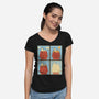 Season Flow-Womens-V-Neck-Tee-OnlyColorsDesigns