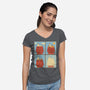 Season Flow-Womens-V-Neck-Tee-OnlyColorsDesigns