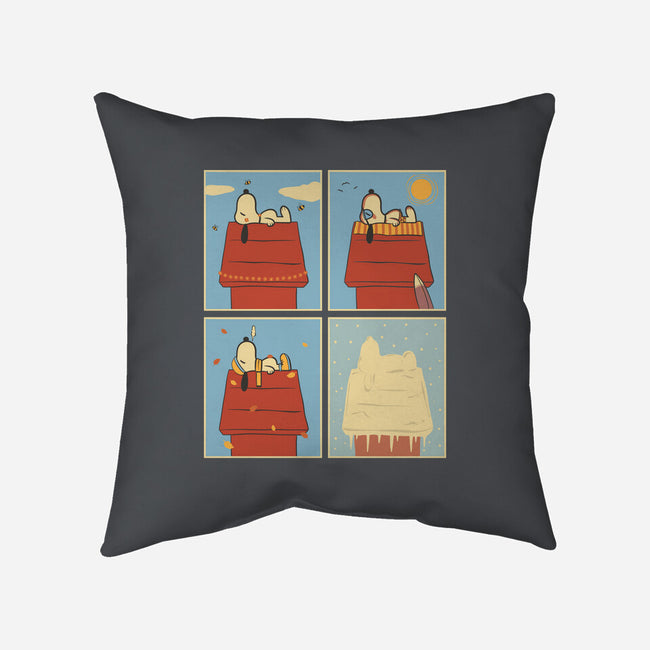 Season Flow-None-Removable Cover w Insert-Throw Pillow-OnlyColorsDesigns