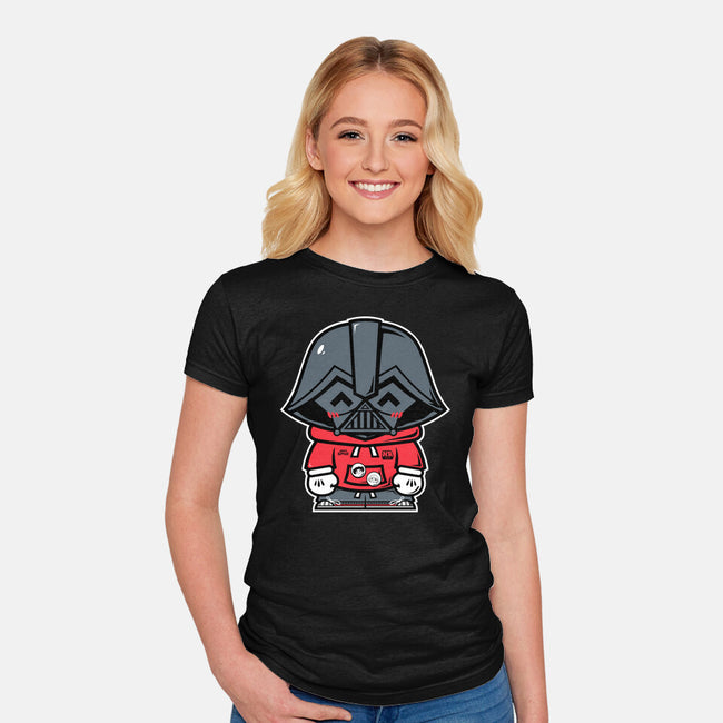 Just Smol Vader-Womens-Fitted-Tee-krisren28