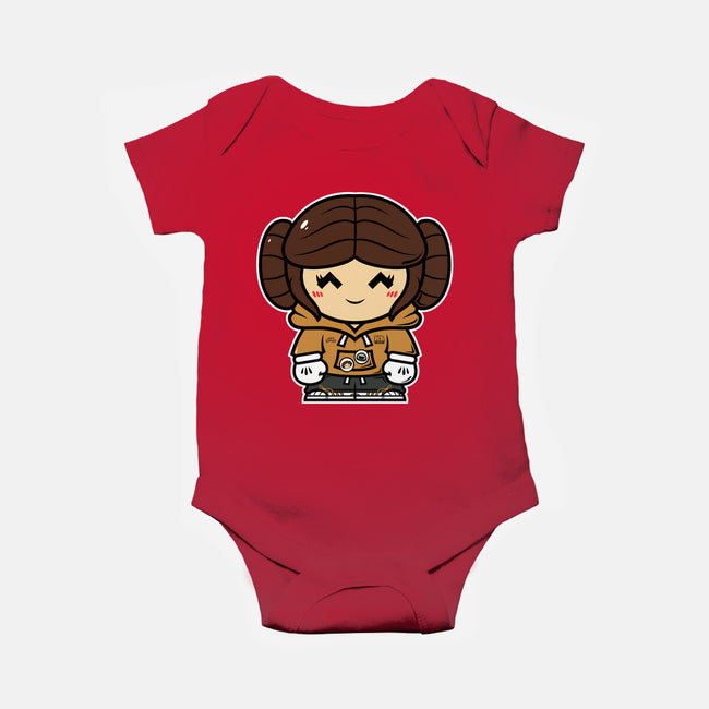 Just Smol Ms Leia-Baby-Basic-Onesie-krisren28