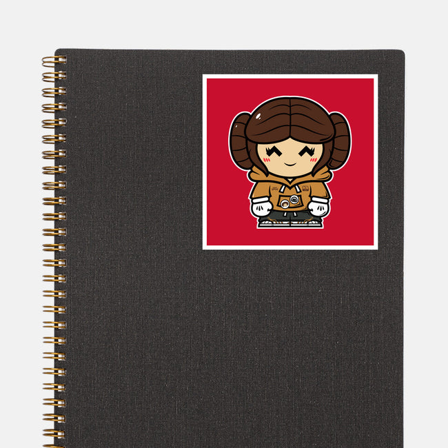 Just Smol Ms Leia-None-Glossy-Sticker-krisren28