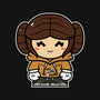 Just Smol Ms Leia-Womens-V-Neck-Tee-krisren28