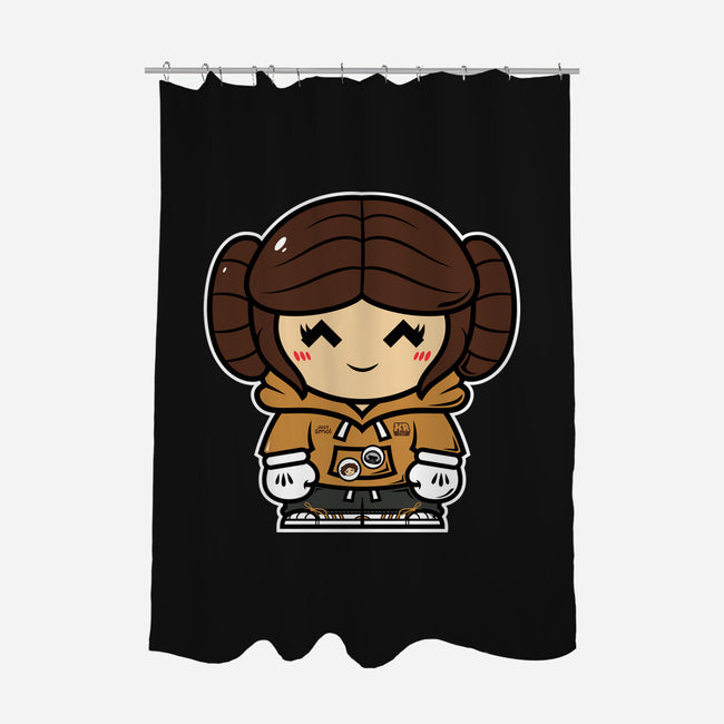 Just Smol Ms Leia-None-Polyester-Shower Curtain-krisren28