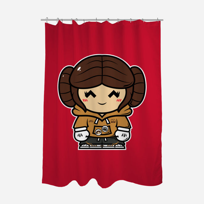 Just Smol Ms Leia-None-Polyester-Shower Curtain-krisren28