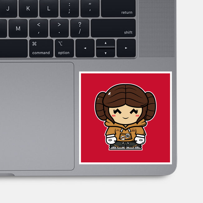 Just Smol Ms Leia-None-Glossy-Sticker-krisren28