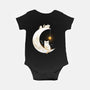 Kitten Moon-Baby-Basic-Onesie-Vallina84