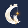 Kitten Moon-None-Polyester-Shower Curtain-Vallina84