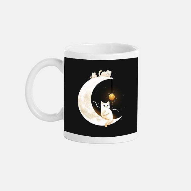 Kitten Moon-None-Mug-Drinkware-Vallina84