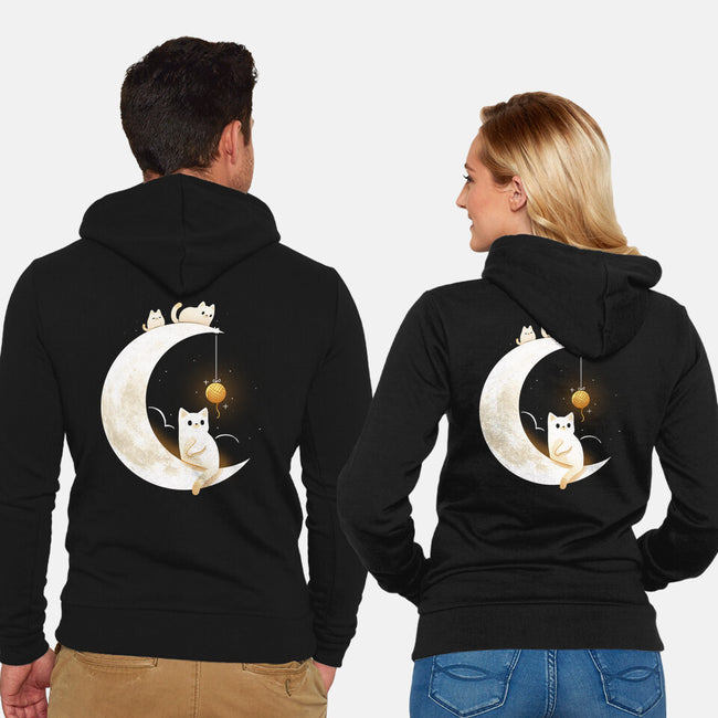 Kitten Moon-Unisex-Zip-Up-Sweatshirt-Vallina84