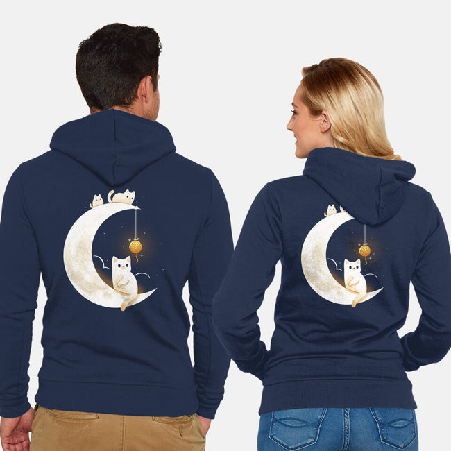 Kitten Moon-Unisex-Zip-Up-Sweatshirt-Vallina84