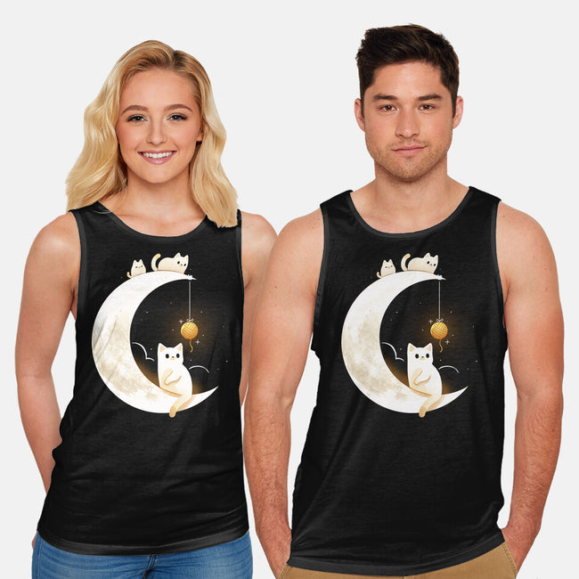 Kitten Moon-Unisex-Basic-Tank-Vallina84
