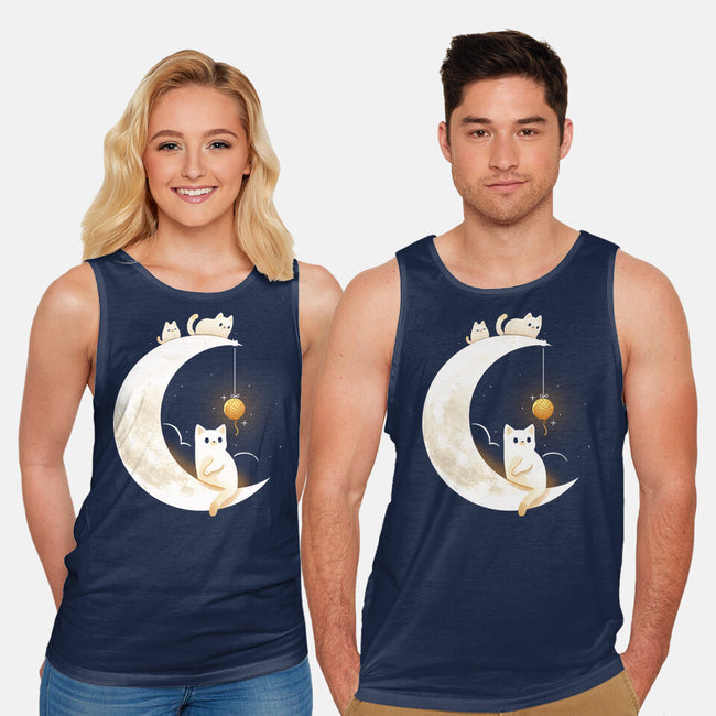 Kitten Moon-Unisex-Basic-Tank-Vallina84