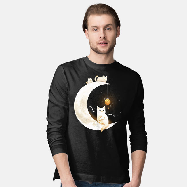 Kitten Moon-Mens-Long Sleeved-Tee-Vallina84