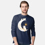 Kitten Moon-Mens-Long Sleeved-Tee-Vallina84